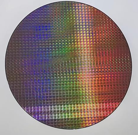 Silicon Wafer Art Double-Sided polishing Uncut Integrated Circuit Silicon Wafer semiconductor Integrated Circuit Substrate Silicon Wafer Integrated Circuit 12-inch 6N Type (1pc)