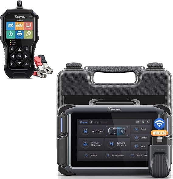 BT300 Car Battery Tester 6V 12V with VD70S Bidirectional Scan Tool