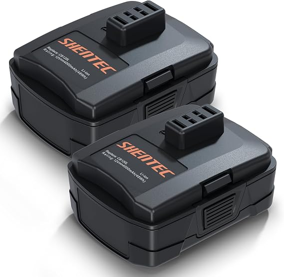 Shentec 2 Pack 12V 4.0Ah Battery Compatible with RYOBI CB120L