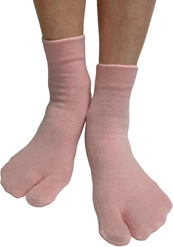 COUVER Men Flip Flop Split Toe Ankle Socks
