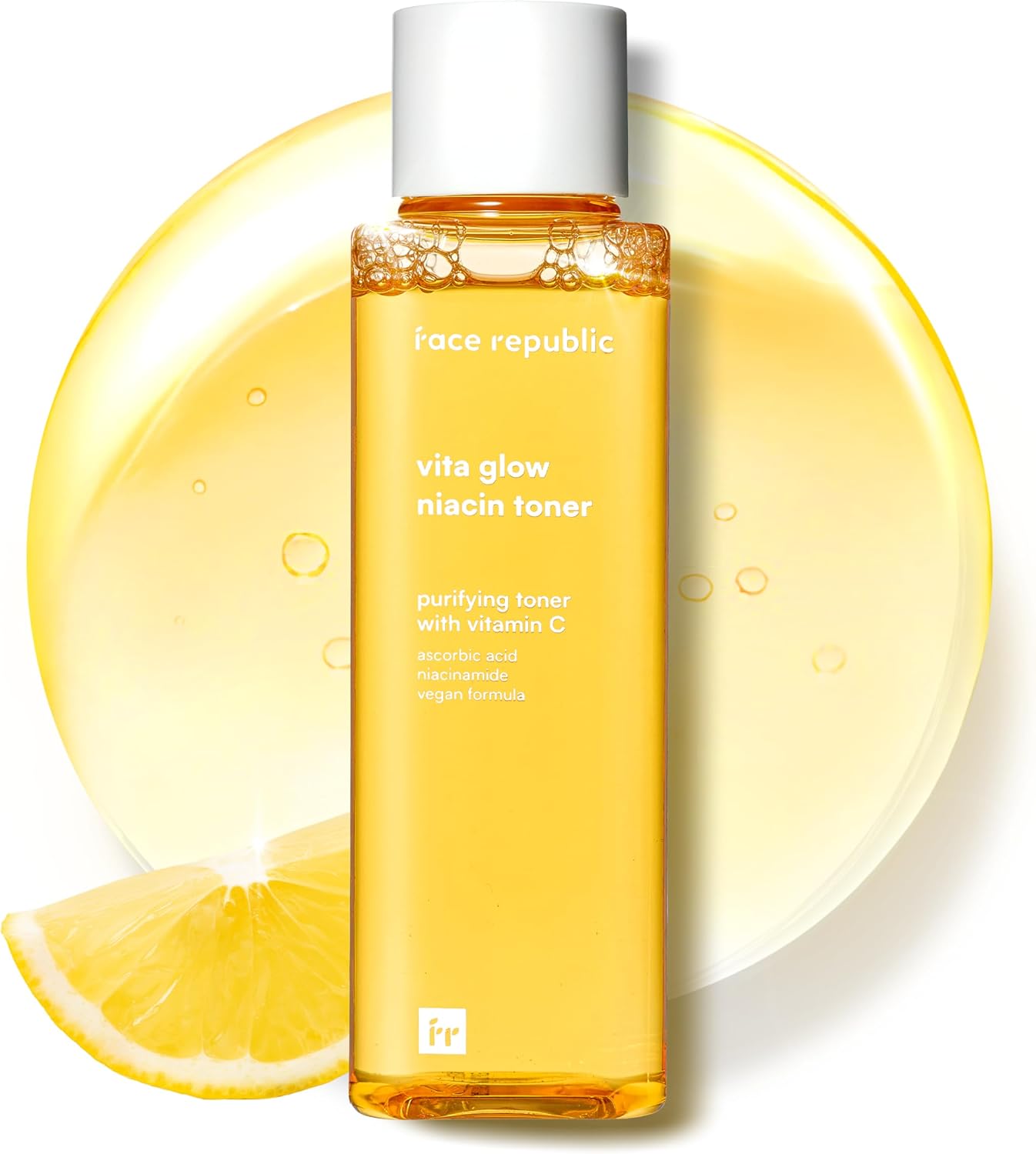 Face Republic Vita Glow Niacin Toner 160ml 5.41 fl oz | Vitamin Complex | Vitalizing & Purifying | Radiant Glow for Dull Skin | 7 Hyaluronic Acids, Vitamin C, Niacinamide | Vegan Korean Skincare