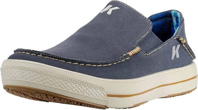 Korkers Men's Fish Moc Brown Trout w/Fixed Kling-On Deck Soles