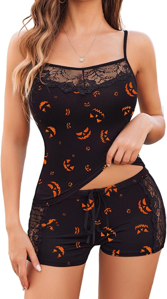 Avidlove Women Sleepwear Lace Pajamas Set Nightwear Camisole Short Sets