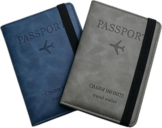 Gikfun 2 Pack Passport Holder for Travel Essentials