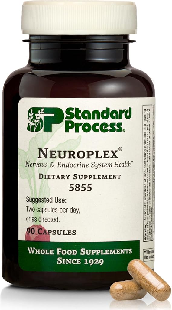 Standard Process Neuroplex, Nervous & Endocrine System Support, 90 Capsules