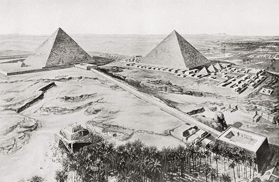 Posterazzi DPI12333091LARGE The Pyramids at Giza, Egypt. from Hutchinson's History of The Nations, published 1915 Photo Print, 34 x 22, Multi