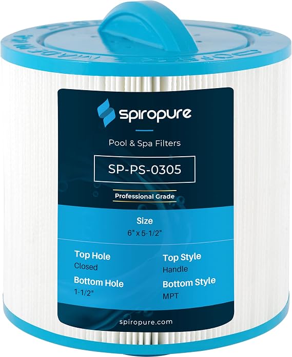 SpiroPure Replacement for 6CH-25 FC-0305 PTL20W-SV-P-4 90-802 Spa Filter
