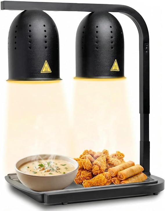SYBO DL2112 Commercial Grade Food Heat Lamp, Portable Electric Food Warmer