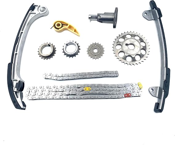 1AZ 1AZ-FE 1AZFE 2AZ 2AZ-FE 2AZFE Timing Chain Kit - ZDTOPA 10Pcs | compatible for Toyota RAV-4 2.4L Camry Avensis Avalon Previa