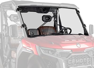 SuperATV CFMOTO UForce U10 Pro Scratch-Resistant Full Windshield