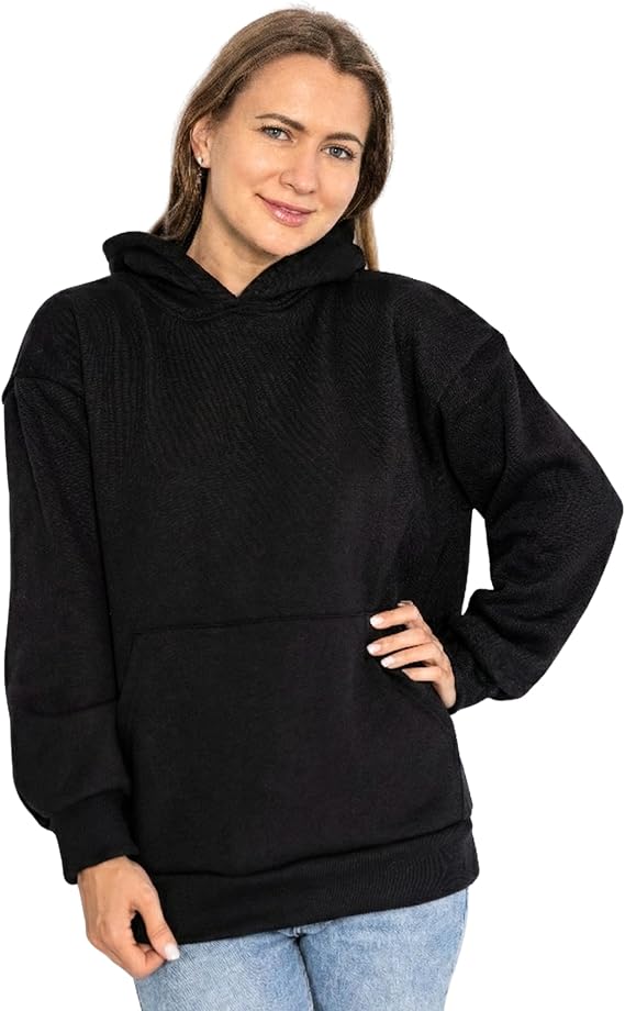 Women Oversized Hoodies Fleece Sweatshirts Fall Fashion Lounge Pullover Airport Travel Sweaters Cozy Winter Clothes