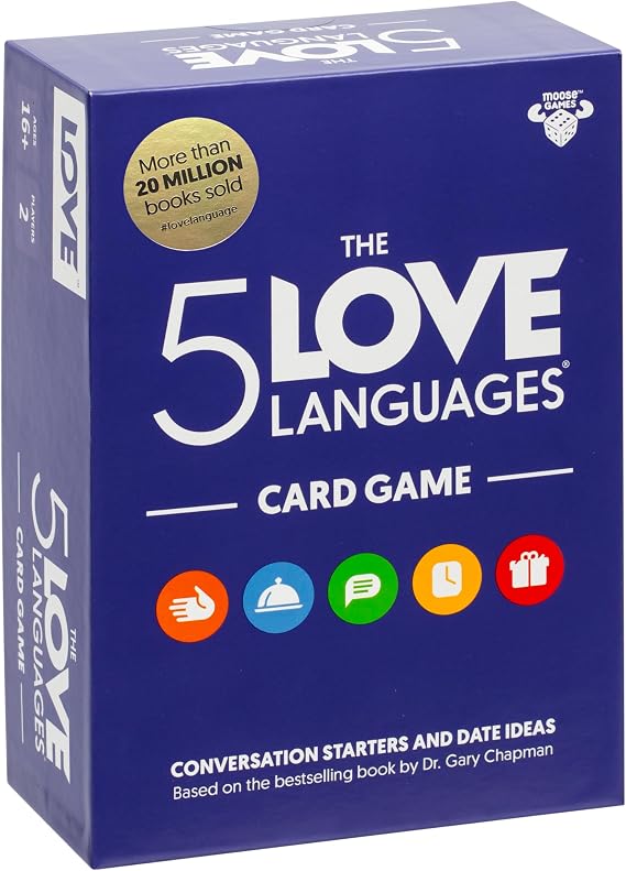 The 5 Love Languages Card Game, Couples Games for Adults, 2 players, 16+