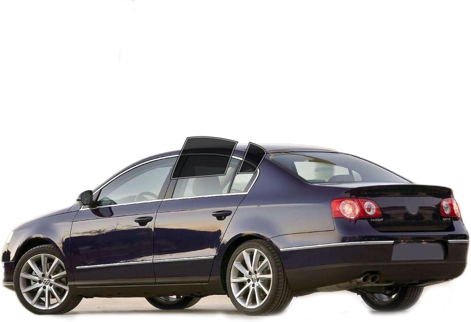 AUTOTEK Precut Windows Tint Film Back Cars Sun Blocking Protection Privacy Anti Shatter Glass 2 Ply Computer Cut 25% Tint Shade for Volkswagen Passat Sedan 2006-2011