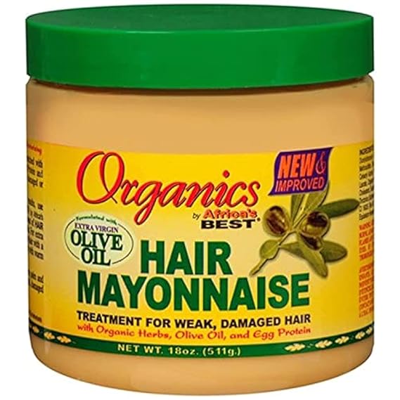 Organic Root Stimulator Africas Best Orig Hair Mayonnaise 15 Ounce Jar (443ml) (372250)