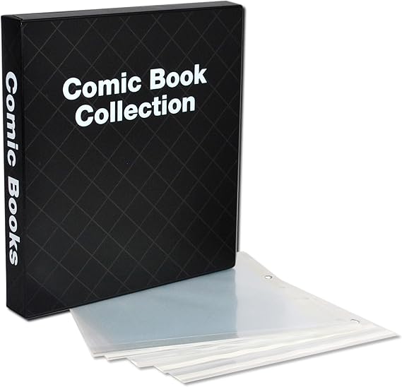 UniKeep Comic Book Collection Storage Case/Binder (Black)