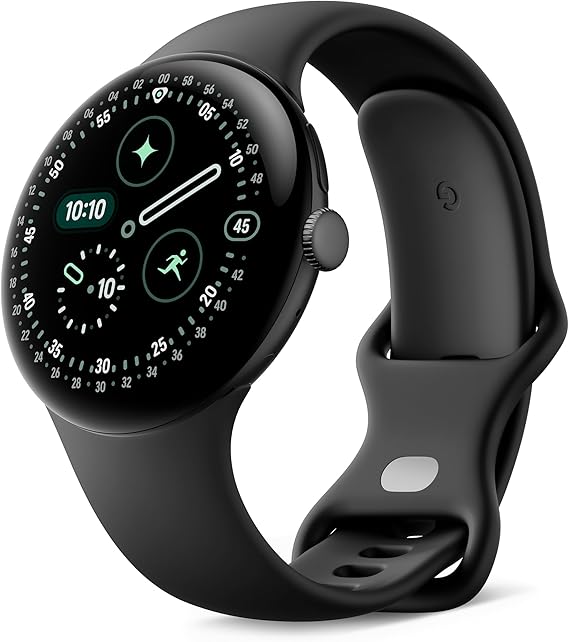 Google Pixel Watch 4 (45mm) - Matte Black/Obsidian Strap Wi-Fi
