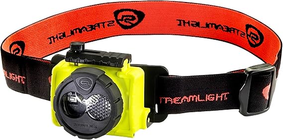Streamlight 61600 Double Clutch 125-Lumen 1,700-Candela Headlamp, Yellow