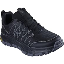 Skechers - Mens Relaxed Fit: D'Lux Trekker - Toughtwill Sneakers, Color Black/Charcoal, Size: 10.5 M US