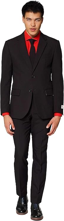OppoSuits Solid Color Party Suits - Colorful Outfits for Prom - Weddings - Bachelor Parties -  With Blazer, Pants & Tie