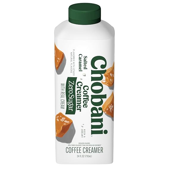 Chobani Zero Coffee Creamer Salted Caramel 24 fl oz