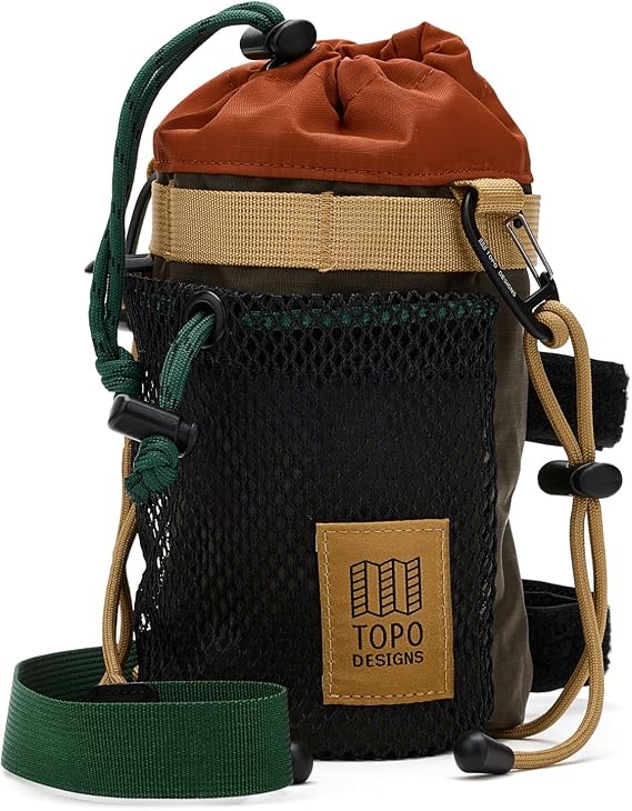Topo Designs, Unisex, Mountain Hydro Sling, Woodland/Terracotta, One Size