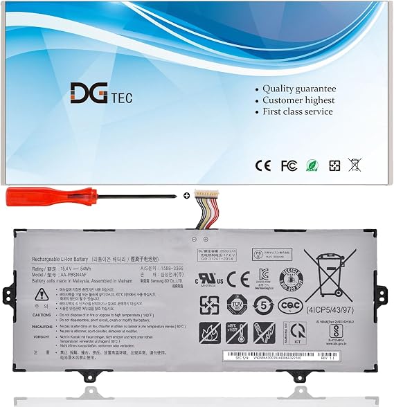AA-PBSN4AF New Replacement Battery for Samsung NP930SBE NT930SBE NP930SBE-K01CN NP930SBE-K01CN NP930SBE-K06CN NP930SBE-K06CN Series BA43-00391A 15.4V 54Wh/3500mAh 4-Cell (Not C11P1601)