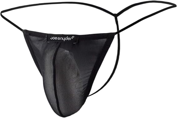 JOE SNYDER G-String-Black Mesh-OS
