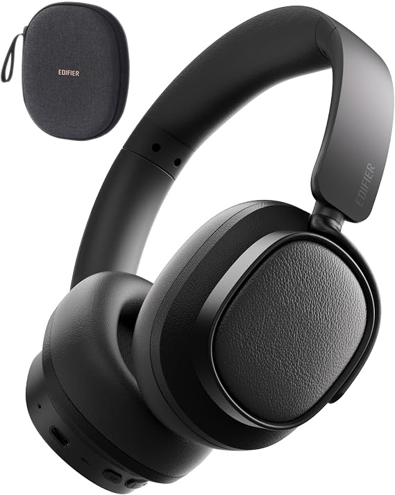 Edifier ES850NB Wireless Over-Ear Headphones with ANC & Hi-Res - Black