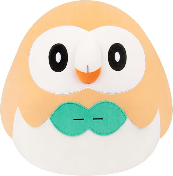 Squishmallows Original 20in Rowlet Pokemon Plush - Ultrasoft Official Jazwares Plush (Jumbo)