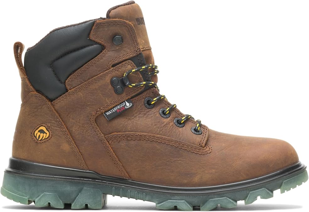 Wolverine Men's I-90 Waterproof Composite Toe 6" Construction Boot US Size: