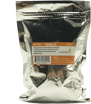 100pk Diamond Color Chips Orange