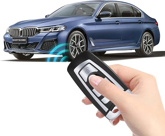 EASYGUARD ECS002PP-BM-CS4-2 Plug Play Factory Key Remote Starter fit for BMW 2010-2017 6 M6 6GT F06 F12 F13 2007-2016 7 Series F01 F02 F03 F04 with Factory OEM Push Start Button 3X Lock to Start