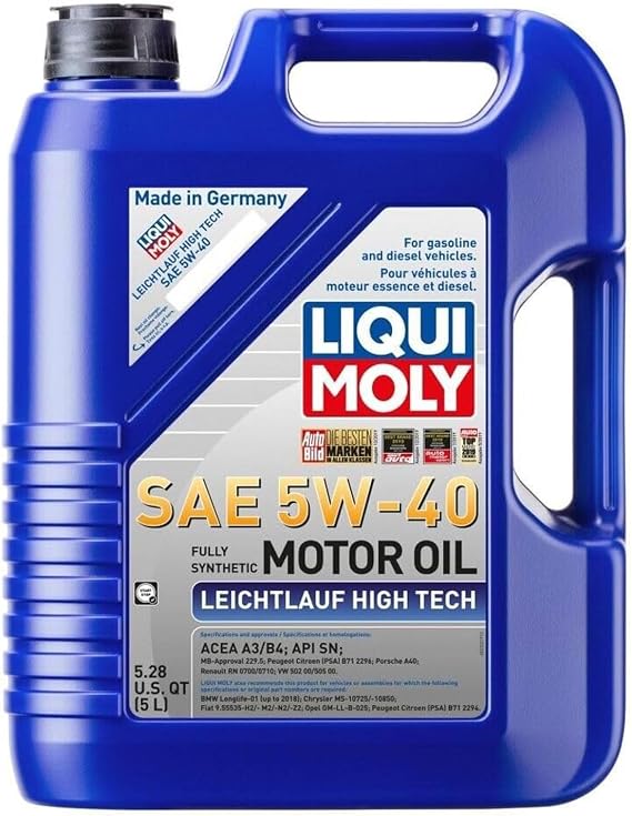 Engine Oil Leichtlauf High Tech 5W-40 Synthetic (5 Liter) - Replaces OE Number 2332