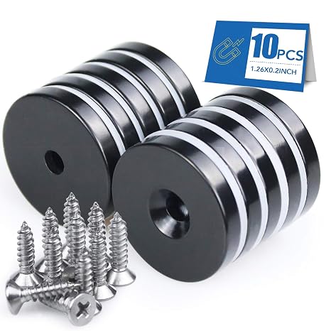 LOVIMAG Strong Magnets 1.26inch x 0.2inch Rare Earth Neodymium Heavy Duty