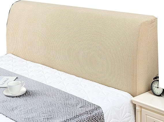 King Size Headboard Cover Queen Size Headboard Full Size Bed Frame Cover Lightweight Washable Fabric Bed Back,D,86"220cm