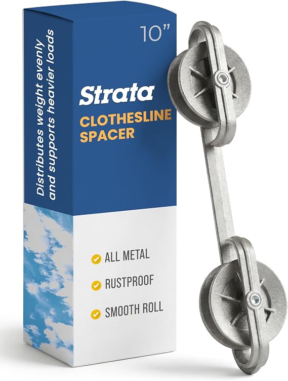 Strata C78050V 10" Metal Spacers / Wheels for Clothesline