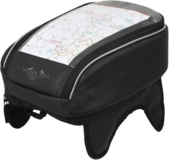 Nelson-Rigg Route 1 Journey Highway Cruiser Magnetic Tank Bag, fits Harley Davidson, Indian, Honda, Yamaha, Suzuki and more