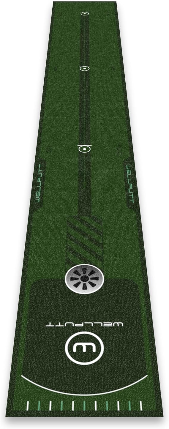 WELLPUTT - Putting Mat Golf Training - 240 cm Essential