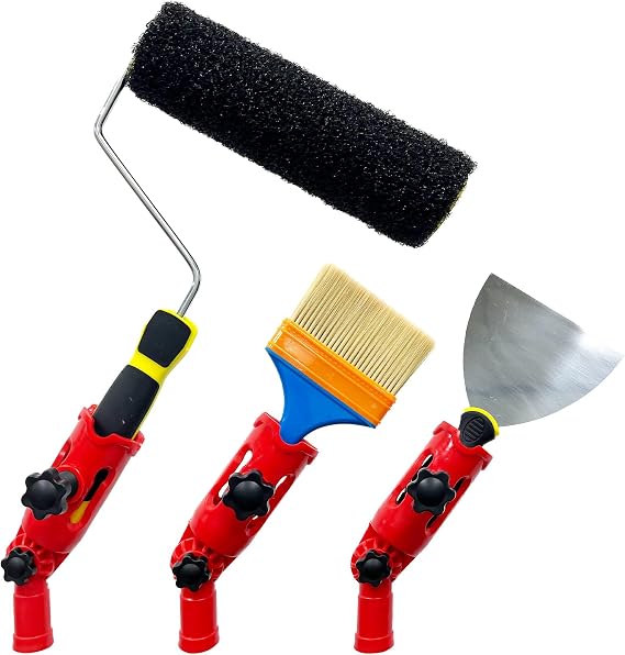 Multi-Angle Paint Brush Extender Pole Holder