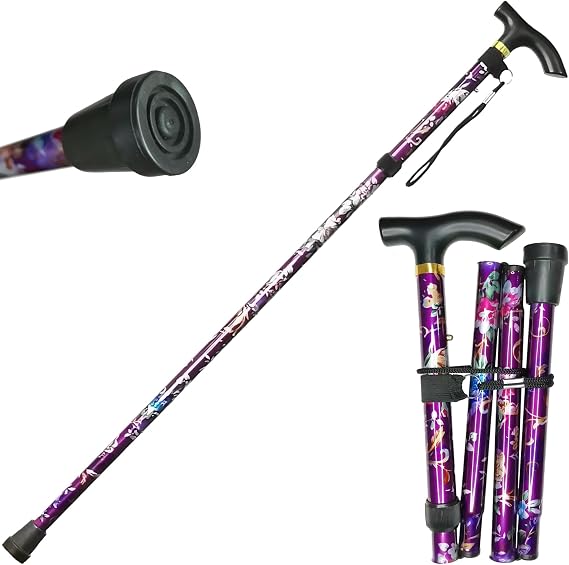 Folding Canes for Men and Women, Floral