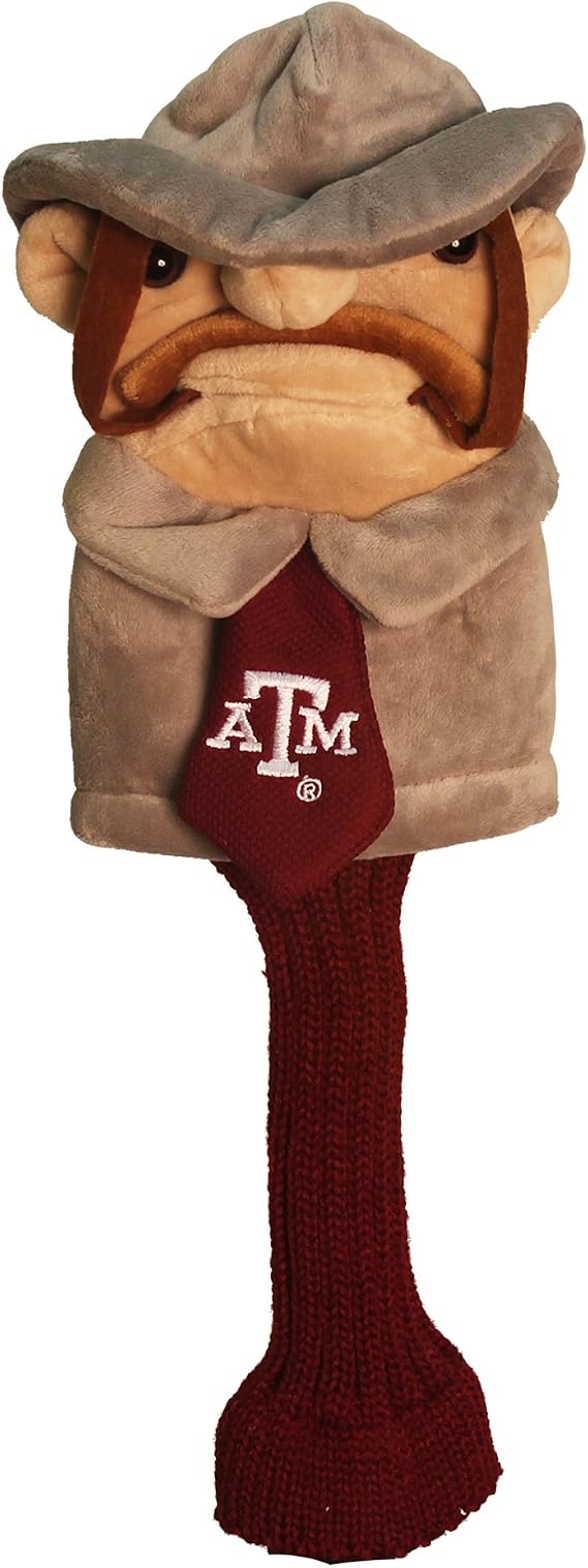 Team Golf NCAA Mascot Head Cover Mascot Golf Club Headcover, Fits most Oversized Drivers, Extra Long Sock for Shaft Protection, Officially Licensed Product