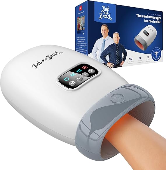 BOB AND BRAD Hand Massager with Heat and Compression, FSA-HSA Eligible