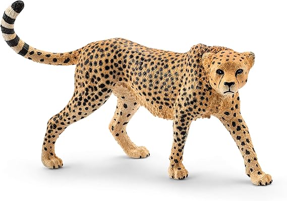 Schleich Wild Life - Realistic Cheetah Figurine Toy - Kids Ages 3+ | 14746