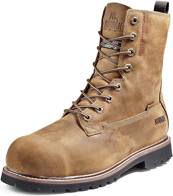 Kodiak Men's 8-inch McKinney Composite Toe Waterproof Industrial Boot