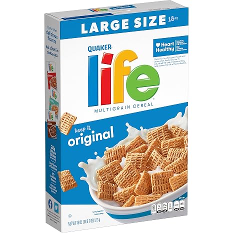 Quaker Life Original Cereal 18 oz