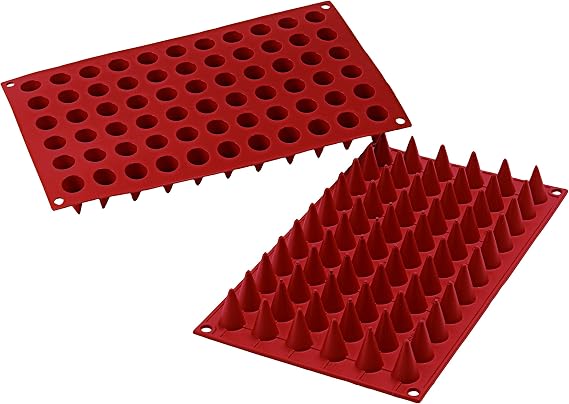 Silikomart Silicone Classic Collection Mold Shapes, Mini Cones