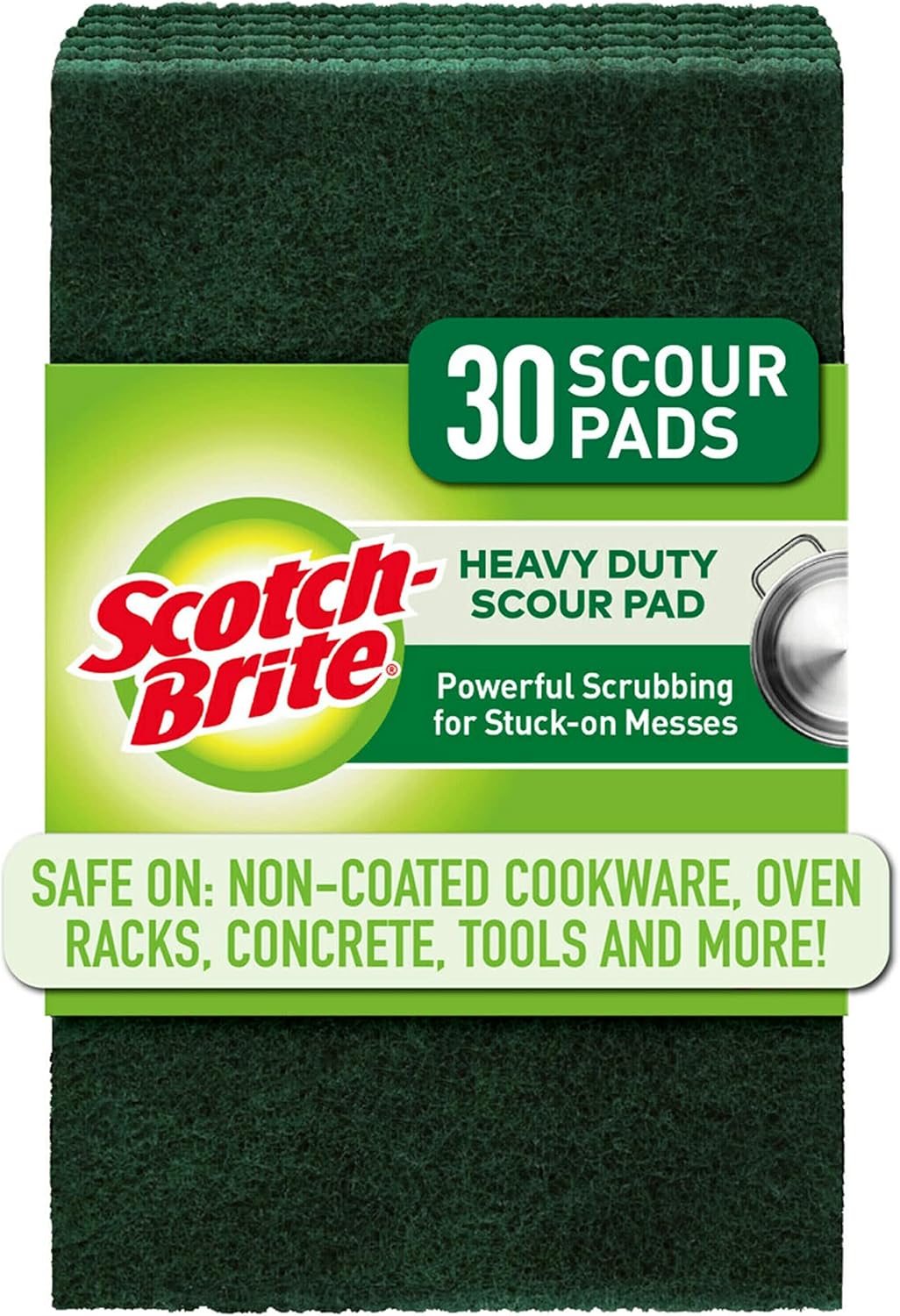 Scotch-Brite Heavy Duty Scour Pads, Scouring Pads for Kitchen and Dish Cleaning