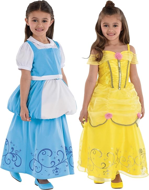 Kids' Transforming Belle Costume - Disney Beauty and The Beast TD 3-4T Multicolor
