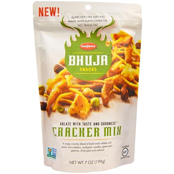 Bhuja, Cracker Mix, 7 oz(Pack of 1)
