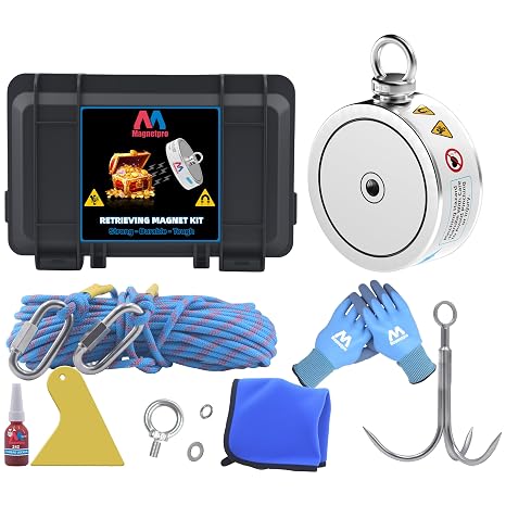 Magnetpro 3000LB's Complete Double Sided Fishing Magnet Kit
